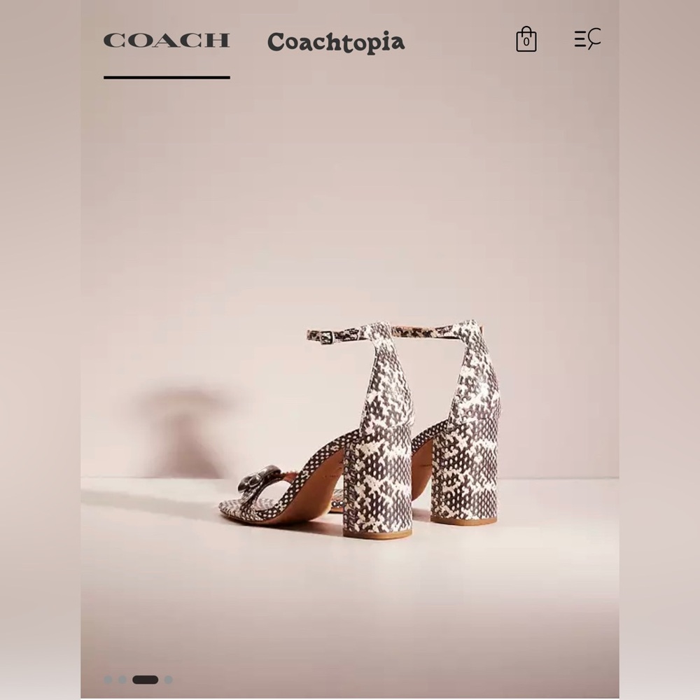 Coach Maya Sandal - Slightly Used